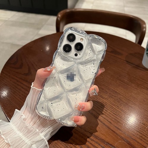 Luxury Glitter transparent TPU Case For iPhone